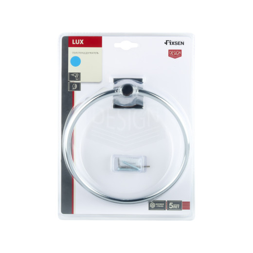 Fixsen LUX CHROME FX-15011 Полотенцедержатель кольцо, хром