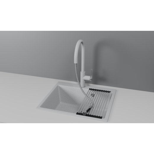 Смеситель Granula GR-8168 базальт с выдвижным изливом