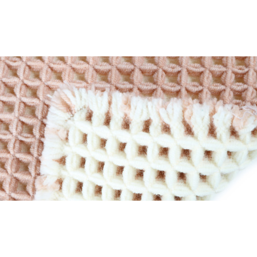 Fixsen SOFT FX-4001B Коврик для ванной Fixsen Soft, розовый, 1-ый (40х60 см)