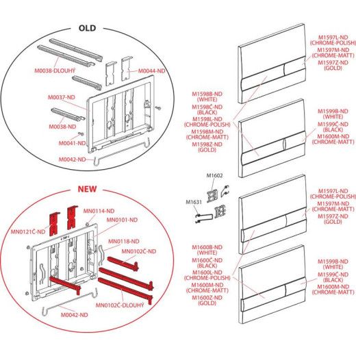 Кнопка управления (Белая), арт. M1710