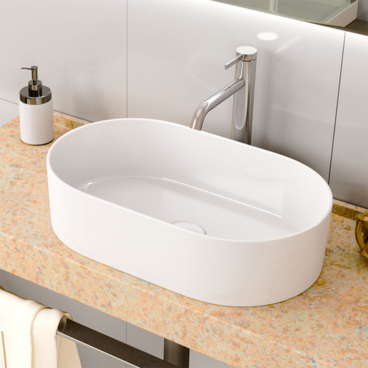 Умывальник накладной, овальный Point Виктория 53, PN43061