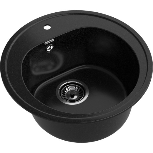 Мойка кухонная GranFest Rondo GF-R510 черный