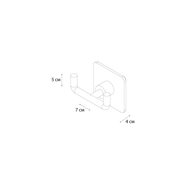 Fixsen SQUARE FX-93105A Крючок двойной