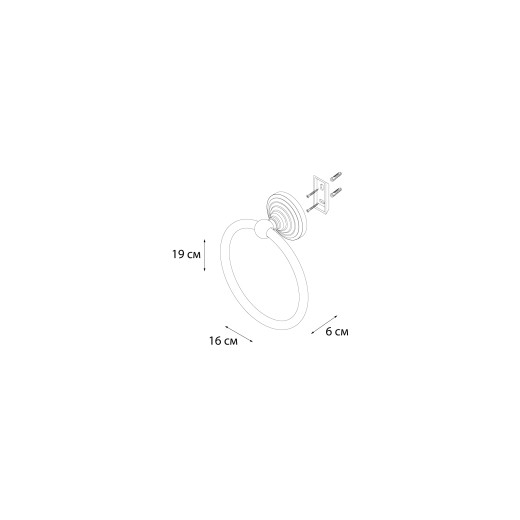 Fixsen RETRO FX-83811 Полотенцедержатель кольцо