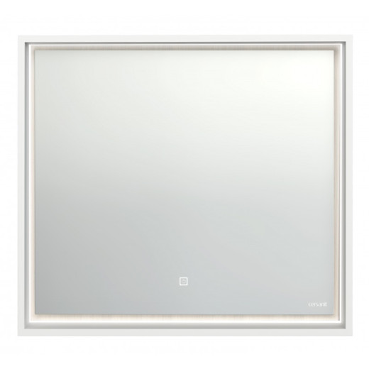 Зеркало Cersanit LOUNA 80 с подсветкой прямоугольное универсальная белый