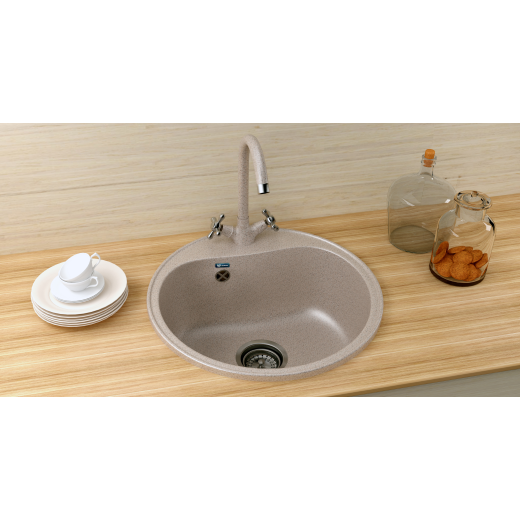 Мойка кухонная Ulgran U-100-343, антрацит