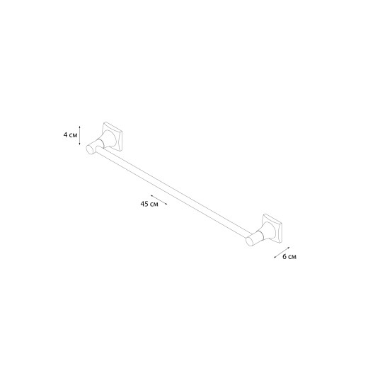 Grampus GR-2001 Полотенцедержатель трубчатый OCEAN