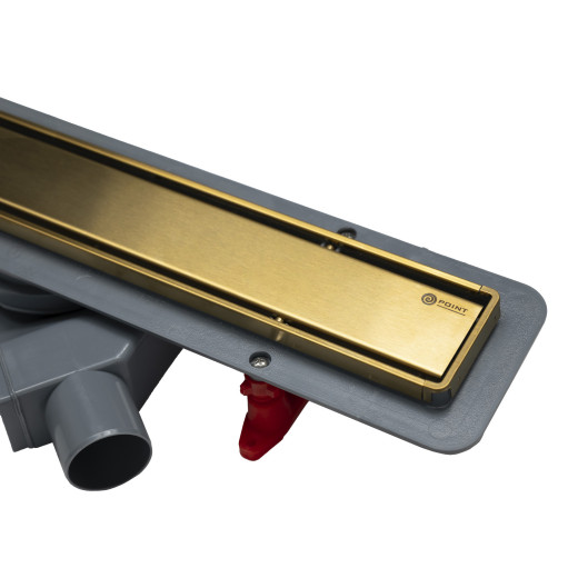 Душевой лоток POINT Деметра золото 550 арт PN50655G