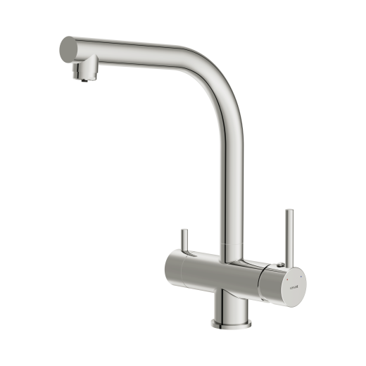 Смеситель Cersanit для кухни CREA однорычажный с фильтром, хром