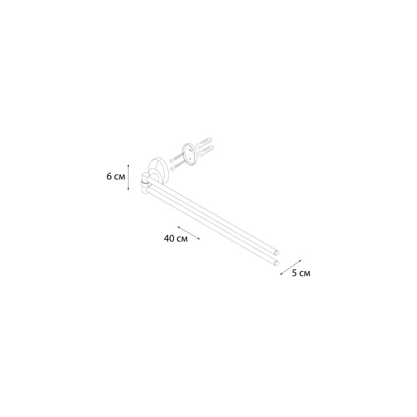 Fixsen EUROPA FX-21802A Полотенцедержатель рога двойные