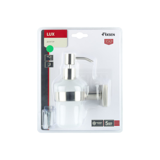 Fixsen LUX SATIN FX-16012 Дозатор жидкого мыла, сатин