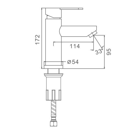 Смеситель для умывальника SPLENKA S223.10.05