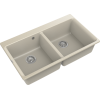 Кухонная мойка RIVELATO AXEL 90-2D 2-чаши 870*520мм beige scuro