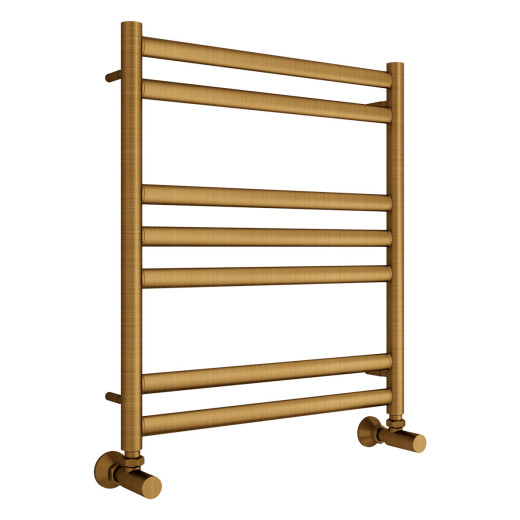 Полотенцесушитель водяной Lemark Status П7 LM44607BR 500x600, бронза