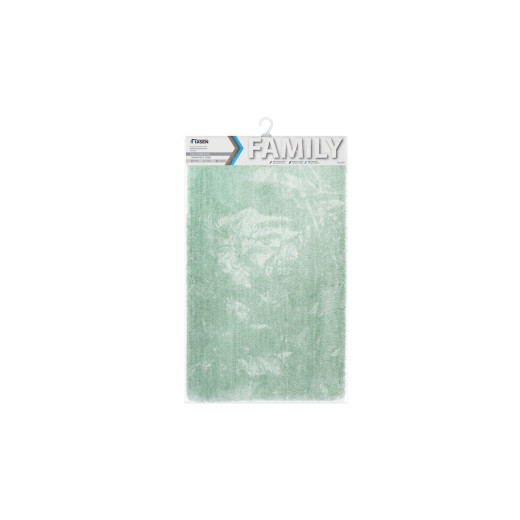 Fixsen FAMILY FX-9003F Коврик для ванной Fixsen Family, зеленый, 1-ый (70х120 см)