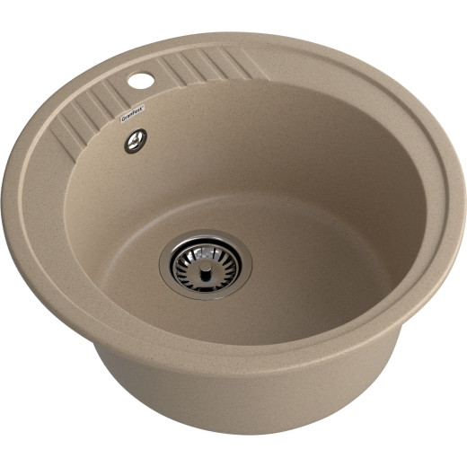 Мойка кухонная GranFest Rondo GF-R520 песочный