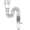 Сифон WIRQUIN гофрированный 1¼ х 40/50 мм, L1200 мм, выпуск пластик