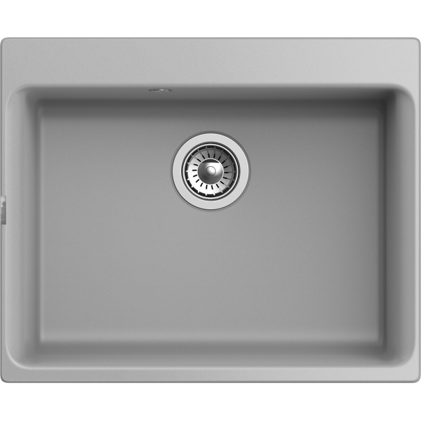 Кухонная мойка RIVELATO AXEL 60 1-чаша 630*520мм grigio metallizzato