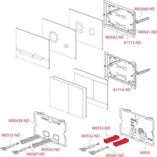 Кнопка упавления FUN мат/глянец, арт. FUN-INOX