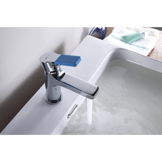 Смеситель Lemark Aura LM0606C для умывальника монолитный, хром