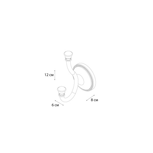 Grampus GR-9505 Крючок двойной ALFA