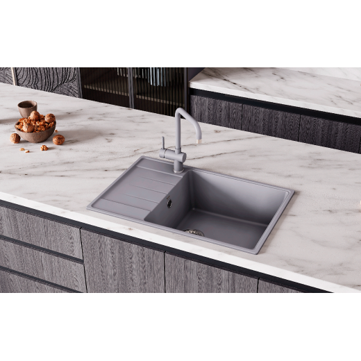 Мойка кухонная ULGRAN Quartz Prima 760-01 жасмин