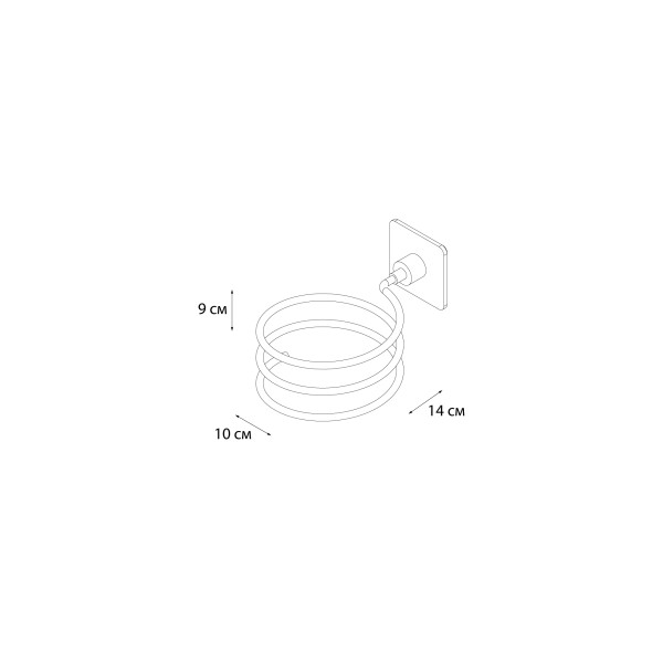 Fixsen SQUARE FX-93119 Держатель для фена