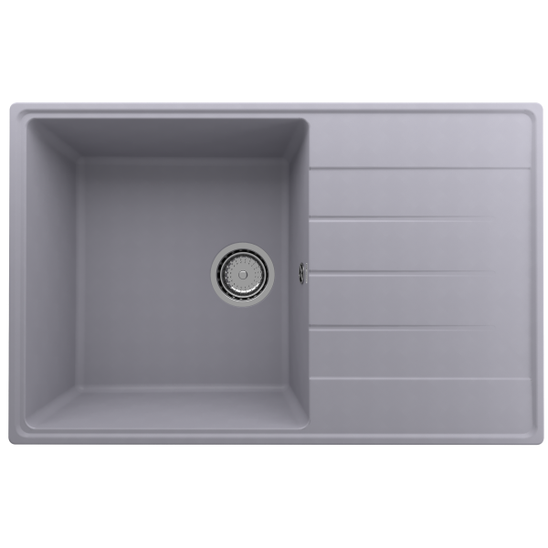 Мойка кухонная ULGRAN Quartz Prima 780-05, бетон