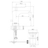 Смеситель Lemark Contest LM5806CW для умывальника монолитный, хром/белый