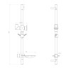 Душевая стойка Lemark LM8062C с овальной мыльницей