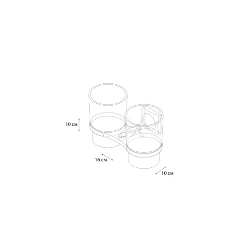 Grampus GR-2007 Подстаканник двойной OCEAN