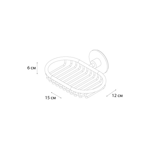 Fixsen ROUND FX-92109 Мыльница решетка