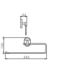 Бумагодержатель HAIBA HB1903-2