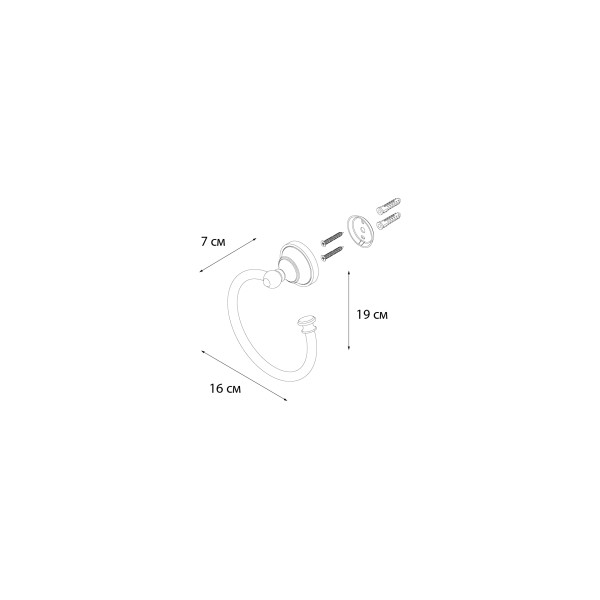 Fixsen BOGEMA FX-78511 Полотенцедержатель кольцо