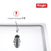 Тропический душ 300*300мм (нерж) RAGLO R451.55