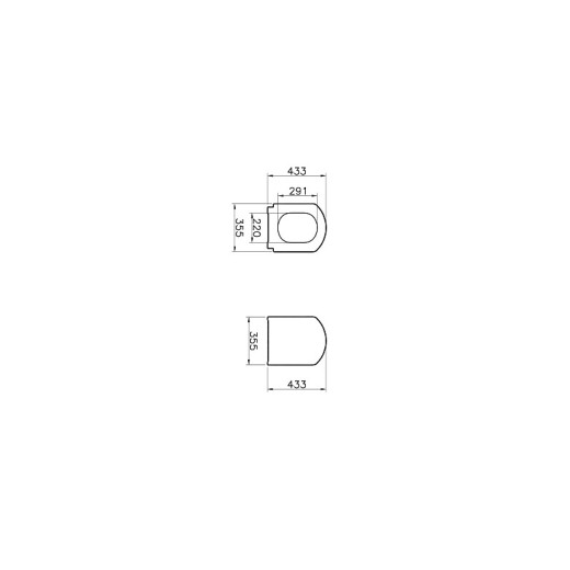 Сиденье для унитаза Vitra Serenada 124-003-009, микролифт