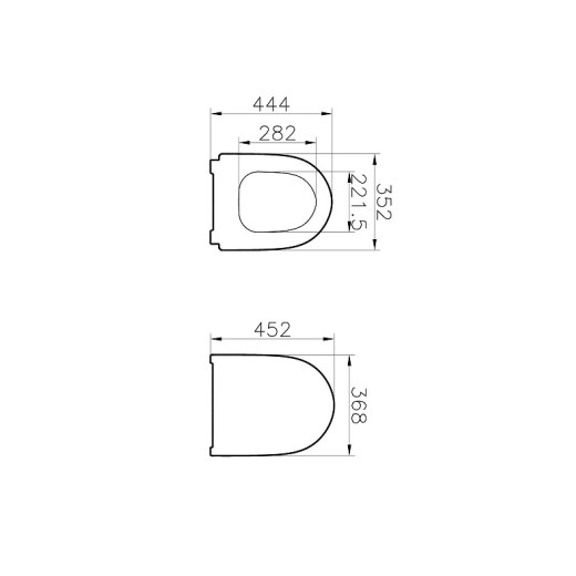 Сиденье для унитаза Vitra Sento 130-003-009, микролифт