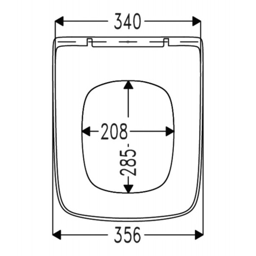 Сиденье HARO Daya Slim для унитазов с микролифтом, дюропласт, крепеж C0102G, белый