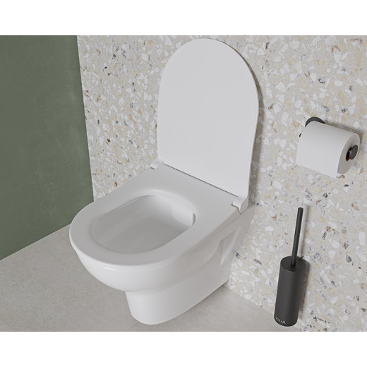 Унитаз Vitra Zentrum 5795B003-0075 подвесной, безободковый, белый глянец