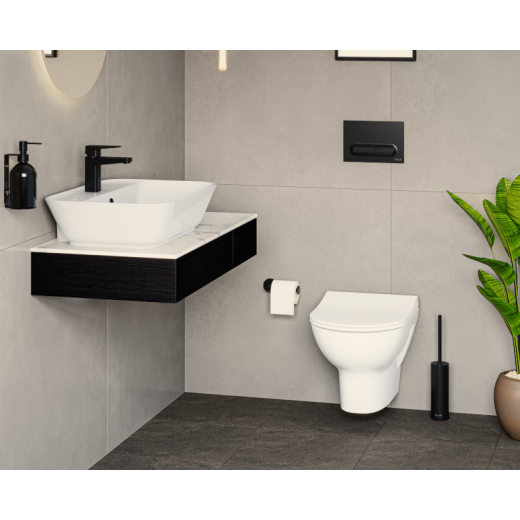 Унитаз Vitra VitrA Zentrum 5795B003-6077 с тонкое дюропластовое сиденье м/лифт