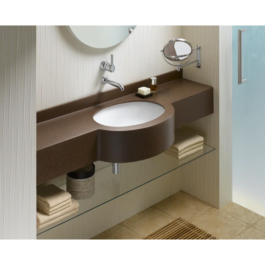 Раковина Vitra Arkitekt 6039B003-0012, встраиваемая снизу, 42 см, цвет белый