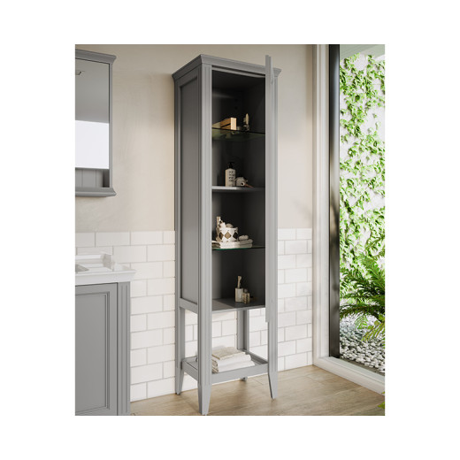 Пенал Vitra Valarte 55, левосторонний, серый матовый