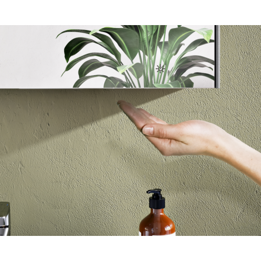 Зеркальный шкаф Vitra Mirrors 60 с LED подсветкой, универсальный, правосторонний