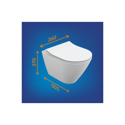 Комплект Cersanit CITY SMART CO DPL EO slim инсталляция LINK PRO кнопка TWINS пласт. хром глянцевый