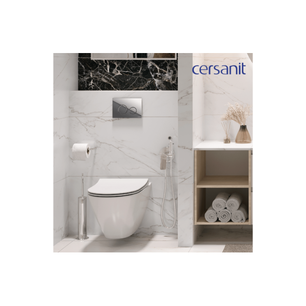 Комплект Cersanit CITY SMART CO DPL EO slim инсталляция LINK PRO кнопка TWINS пласт. хром глянцевый