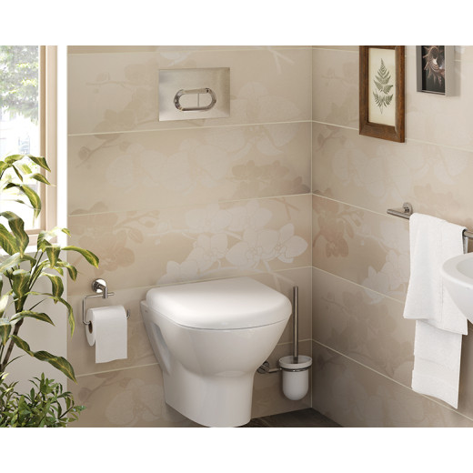 Кнопка смыва VitrA Loop O 740-0940, металлическая, цвет Нержавеющая Сталь