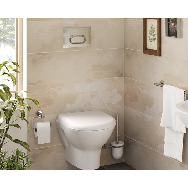 Кнопка смыва VitrA Loop O 740-0940, металлическая, цвет Нержавеющая Сталь