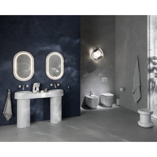 Панель смыва Vitra Liquid 740-2180 металлическая, хром