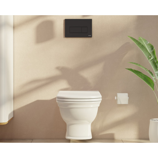 Панель смыва VITRA Root Square 740-2311, матовый черный