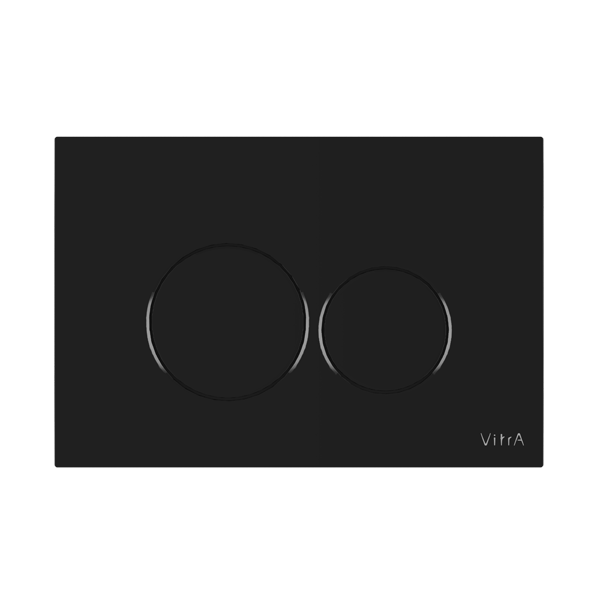 Панель смыва Vitra Origin 740-2450, черный глянцевый
